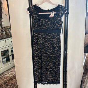 Tadashi Shoji Black Lace Dress